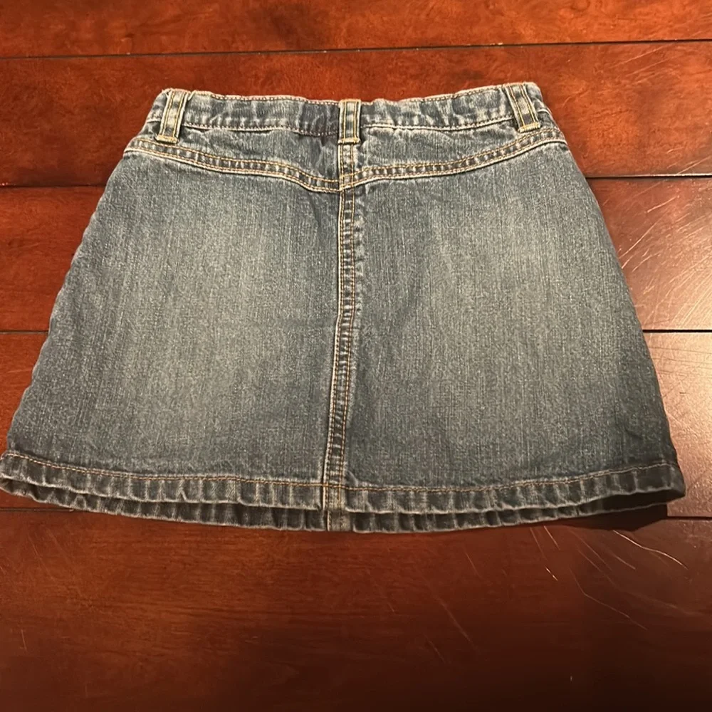 Gymboree Chelsea Girl Denim Embroidered Skort Size 5